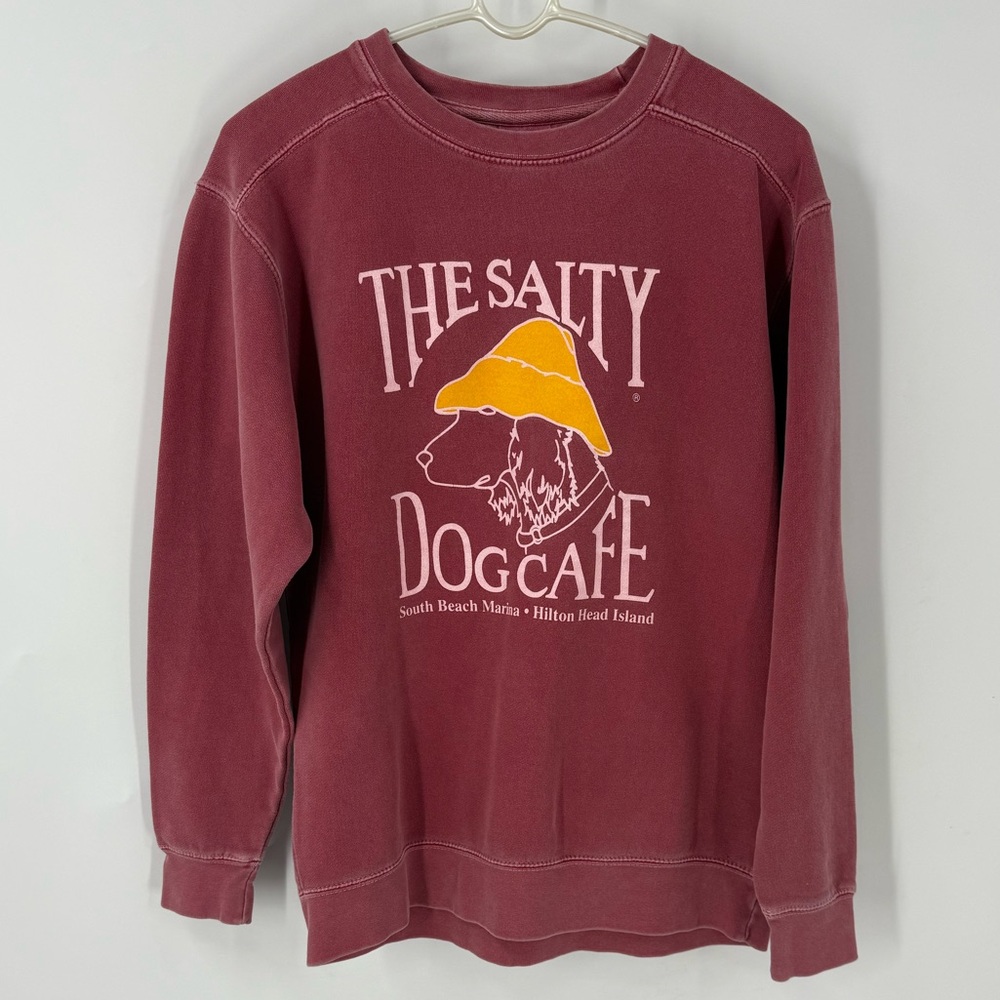 The salty dog cotton blend fleece lined sweatshirt S